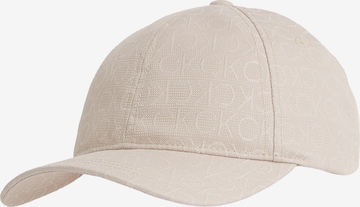 Calvin Klein Cap in Beige: Vorderseite