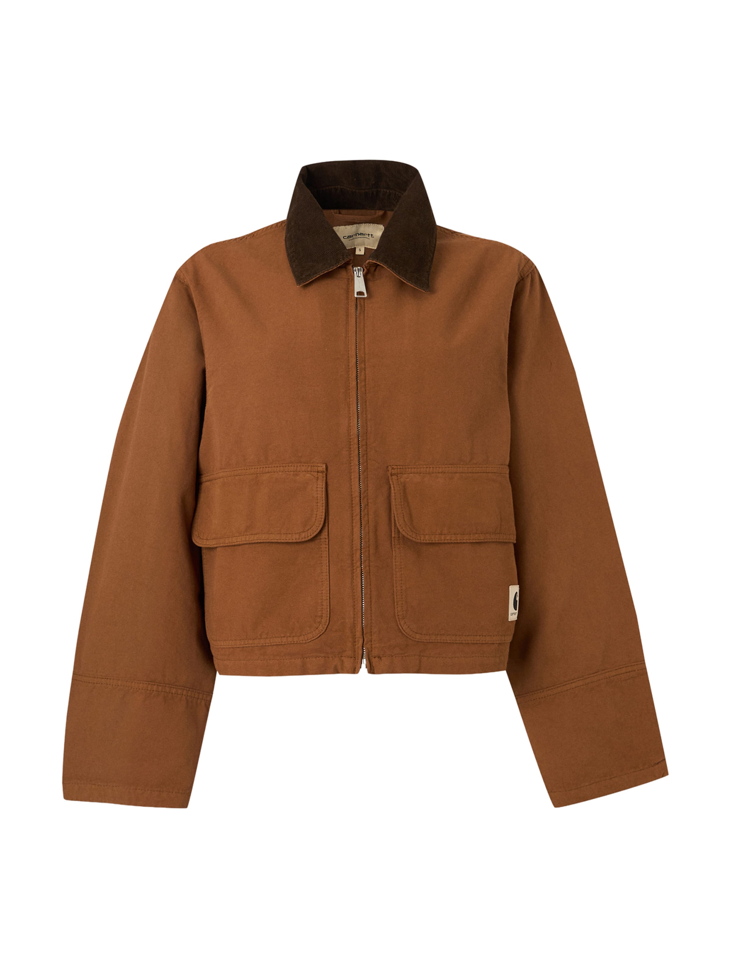 Carhartt WIP Преходно яке 'Prescott' в кафяво: отпред