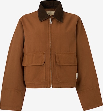 Carhartt WIP Välikausitakki 'Prescott' värissä ruskea: etupuoli