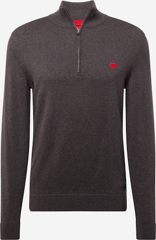 Pull-over 'San Quintus' HUGO en gris : devant