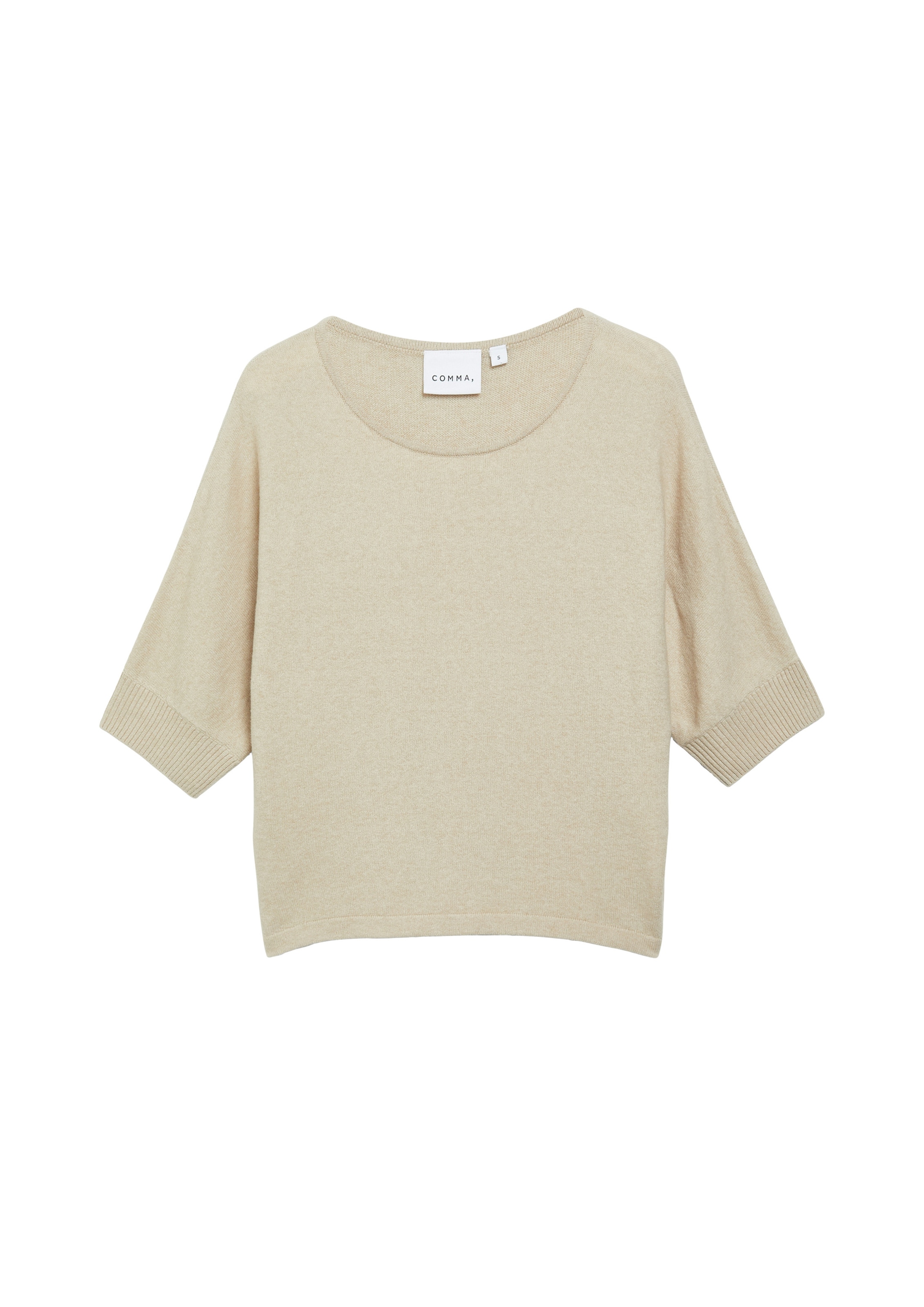 COMMA Pullover in Beige: Vorderseite