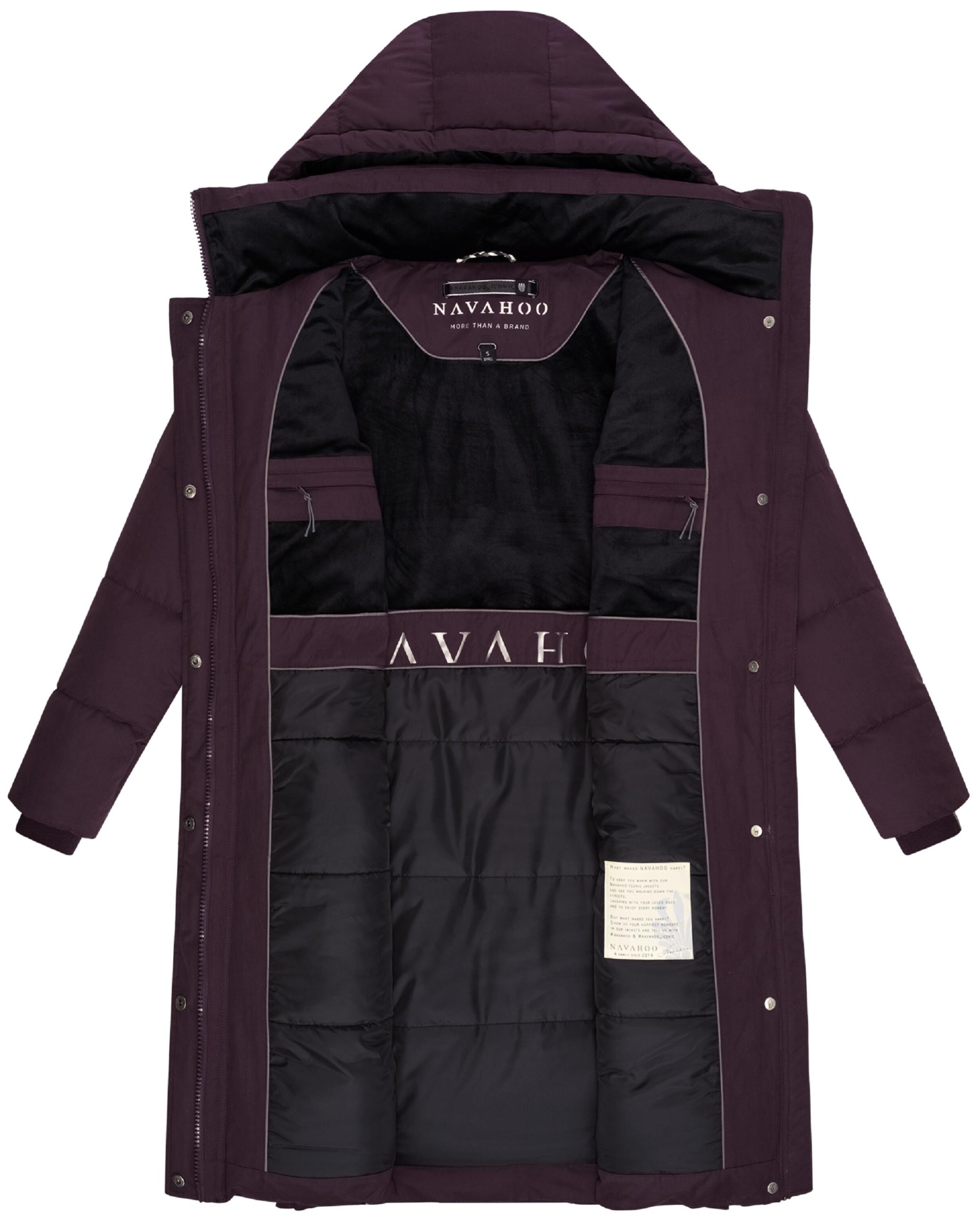 NAVAHOO Winter coat in Purple