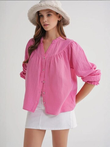 MixRay Blouse in Pink
