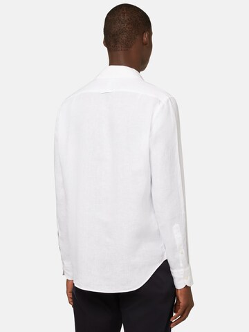 Boggi Milano Slim fit Koszula w kolorze biały