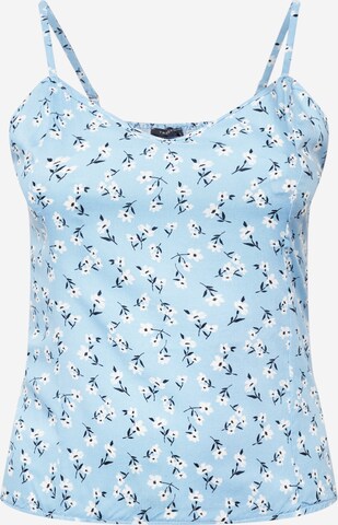 Trendyol Curve Top in Blauw: voorkant