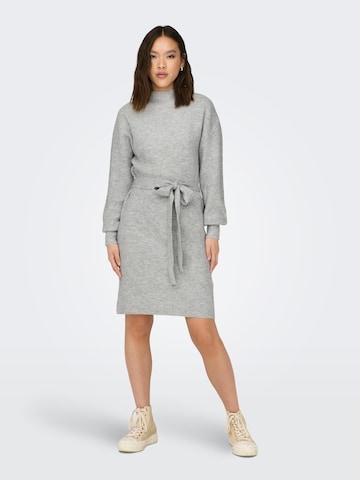 ONLY Knitted dress 'THILDE' in Grey