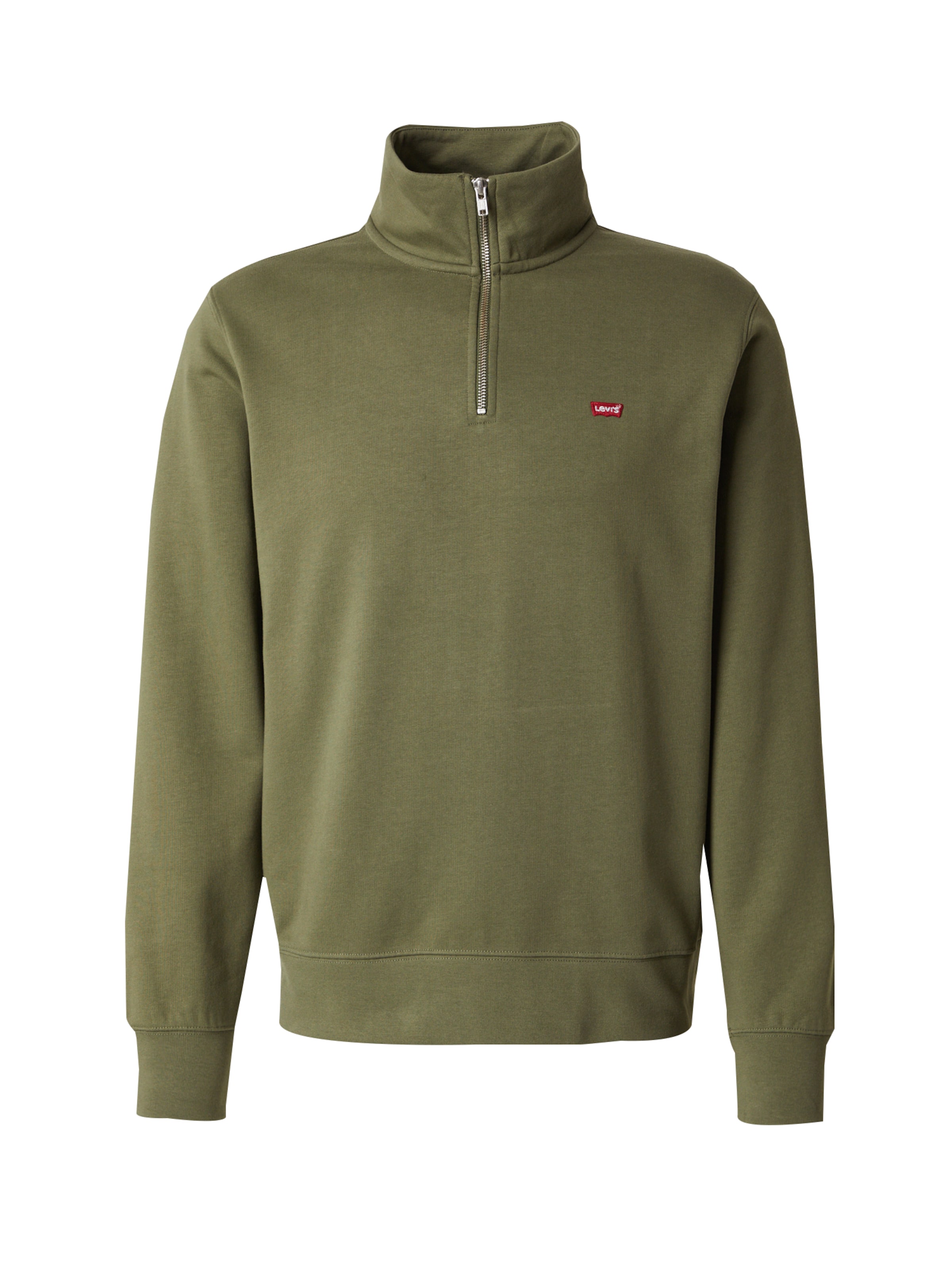 LEVI'S ® Sweatshirt 'Original Housemark' in Green: front