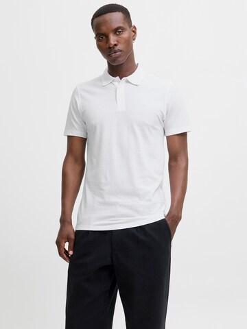 JACK & JONES Poloshirt 'JWHPAULOS' in Weiß: Vorderseite
