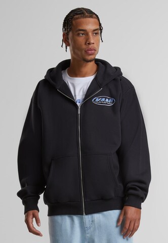 Karl Kani Sweatvest in Zwart: voorkant