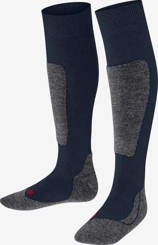 FALKE Socken 'Active Ski' in Blau: Vorderseite