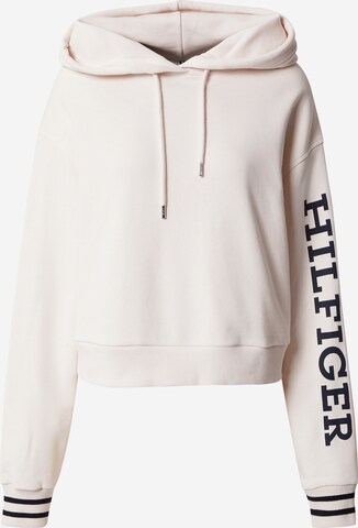 TOMMY HILFIGER Sweatshirt in Wit: voorkant