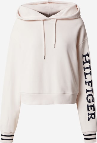 Sweat-shirt TOMMY HILFIGER en blanc : devant