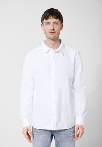 Street One MEN Regular fit Button Up Shirt in White: front