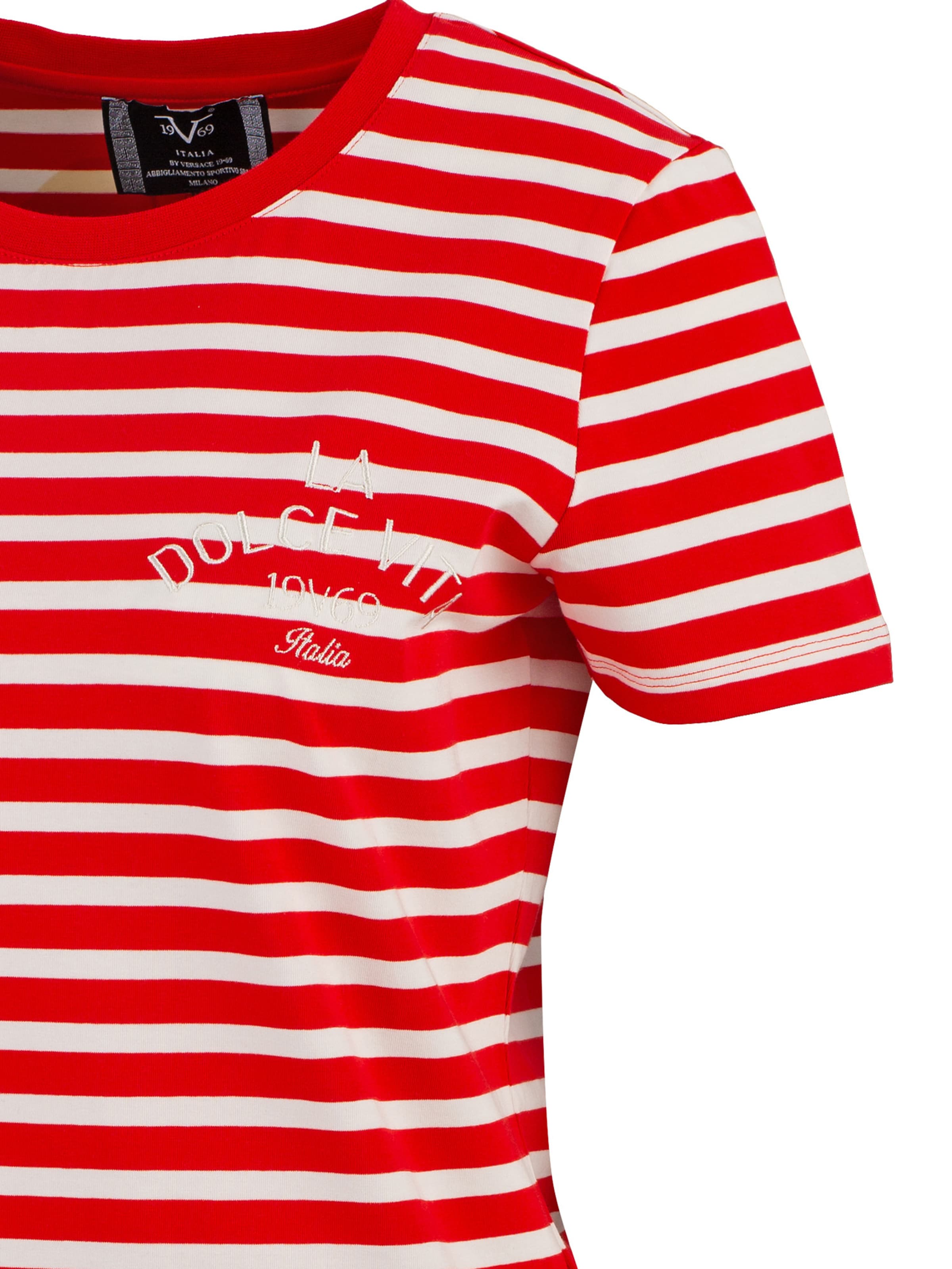 19V69 ITALIA - Camisa 'Bella Marina' em vermelho