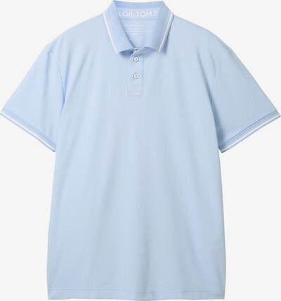 TOM TAILOR Poloshirt 'Coolmax' in hellblau / weiß, Produktansicht