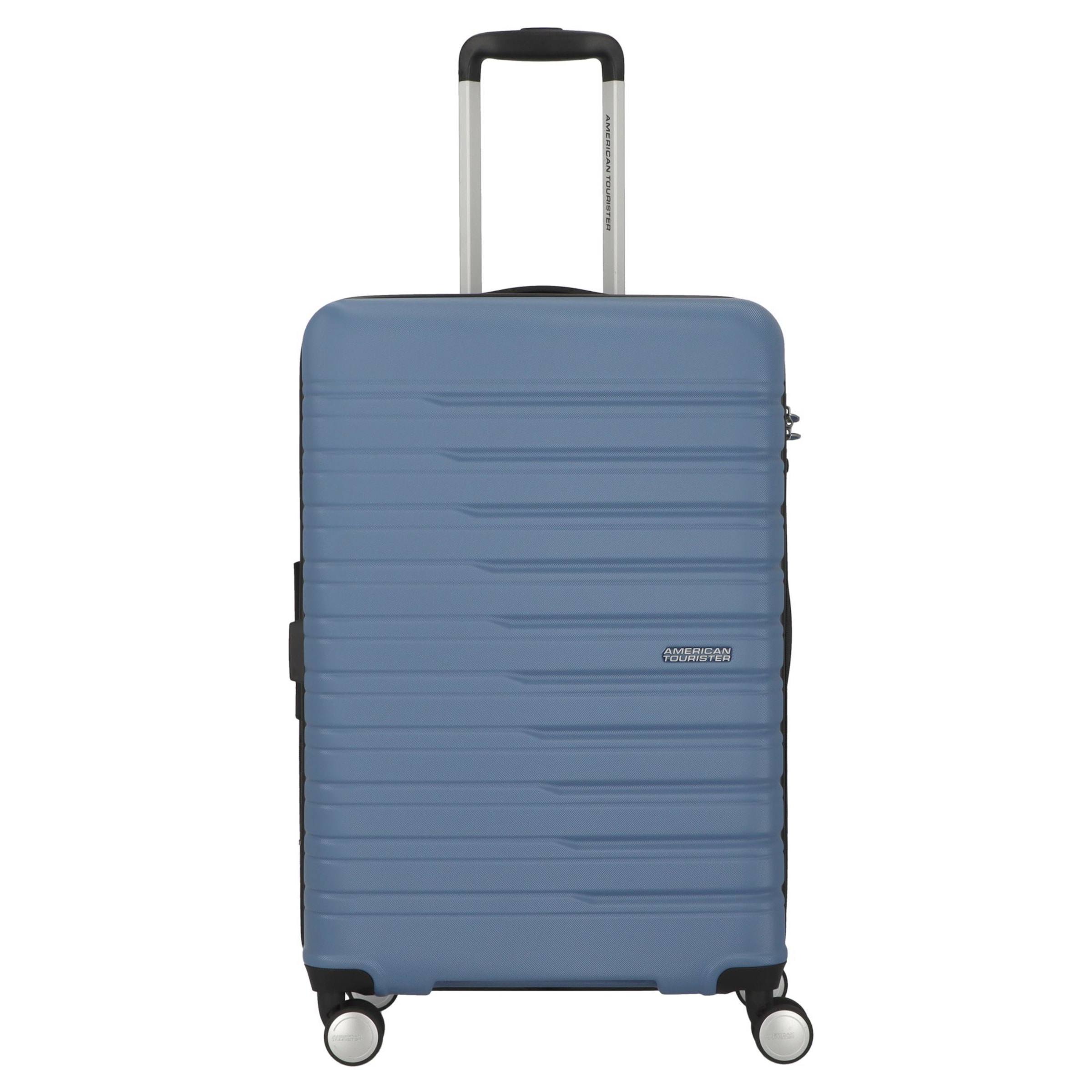 American Tourister Trolley 'Flashline' in Blauw: voorkant