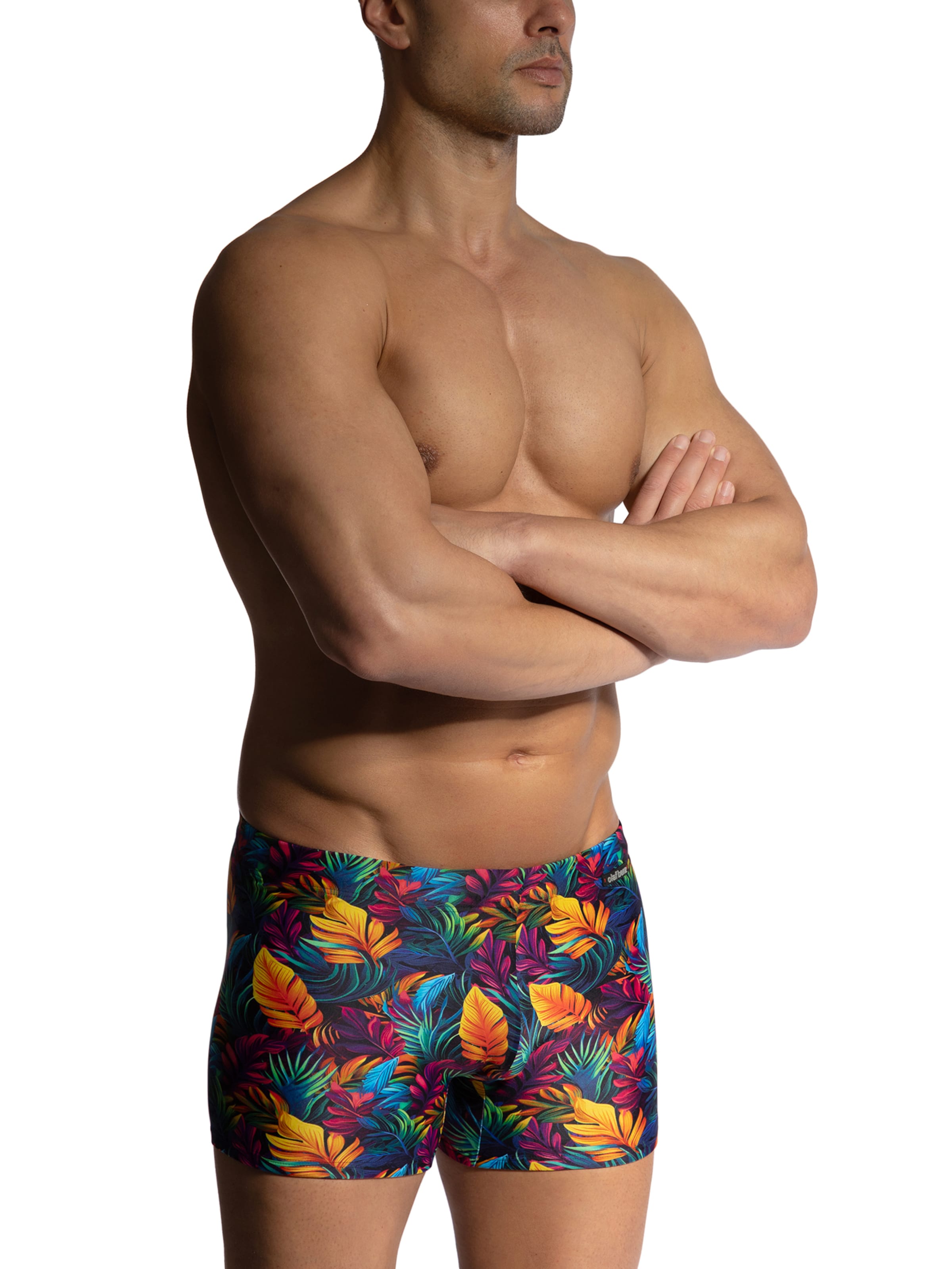 Olaf Benz Zwemshorts ' BLU2450 Beachtrunks ' in Gemengde kleuren: voorkant