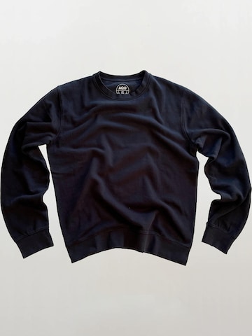 A Question Of (AQO) Sweatshirt 'Johannes' in Zwart: voorkant