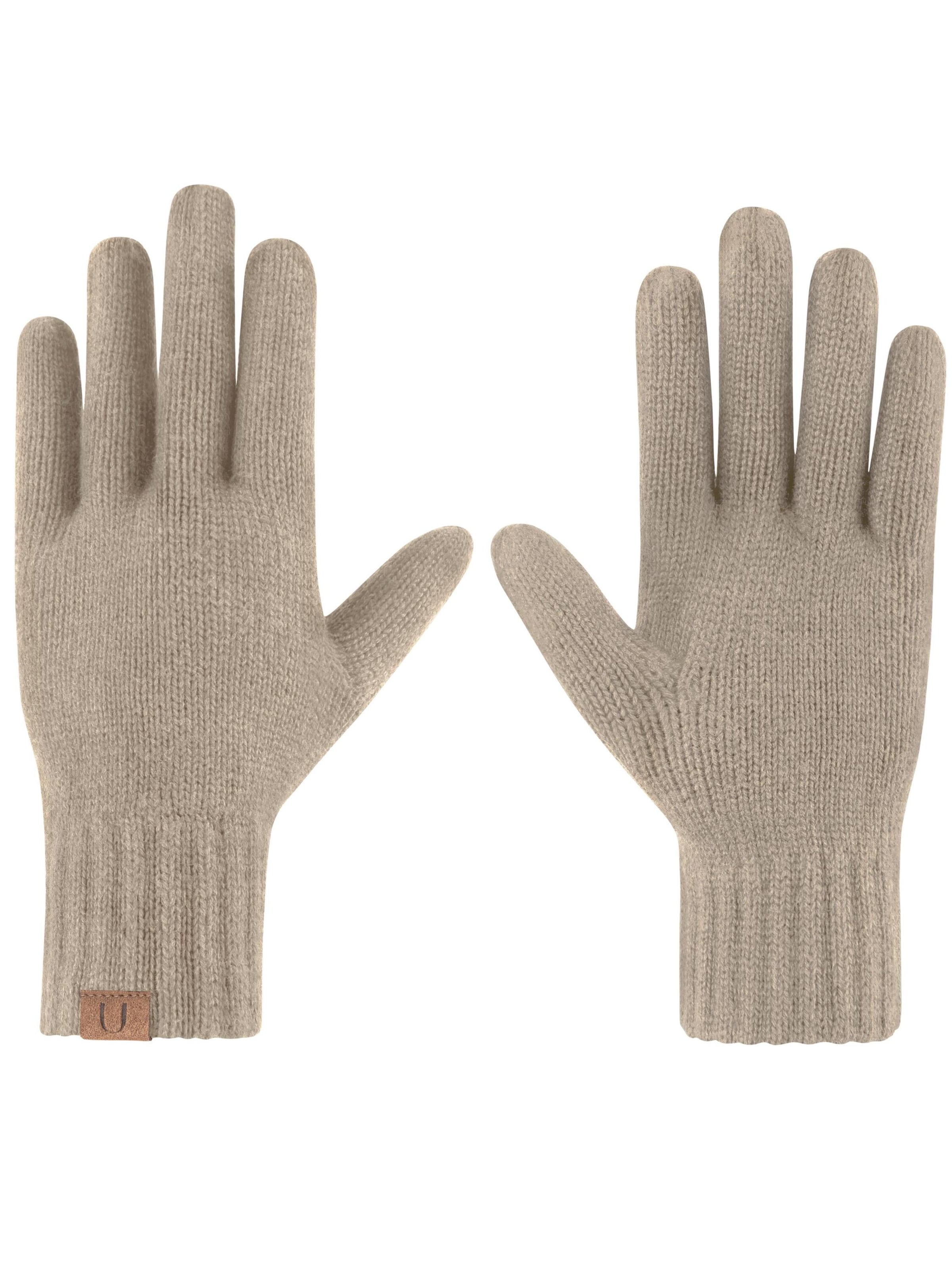 normani Vingerhandschoenen in de kleur Sand, Productweergave