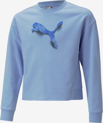 T-Shirt PUMA en bleu : devant