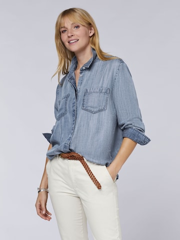 Polo Sylt Bluse in Blau: Vorderseite