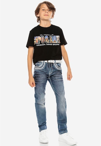 CIPO & BAXX Regular Jeans in Blauw