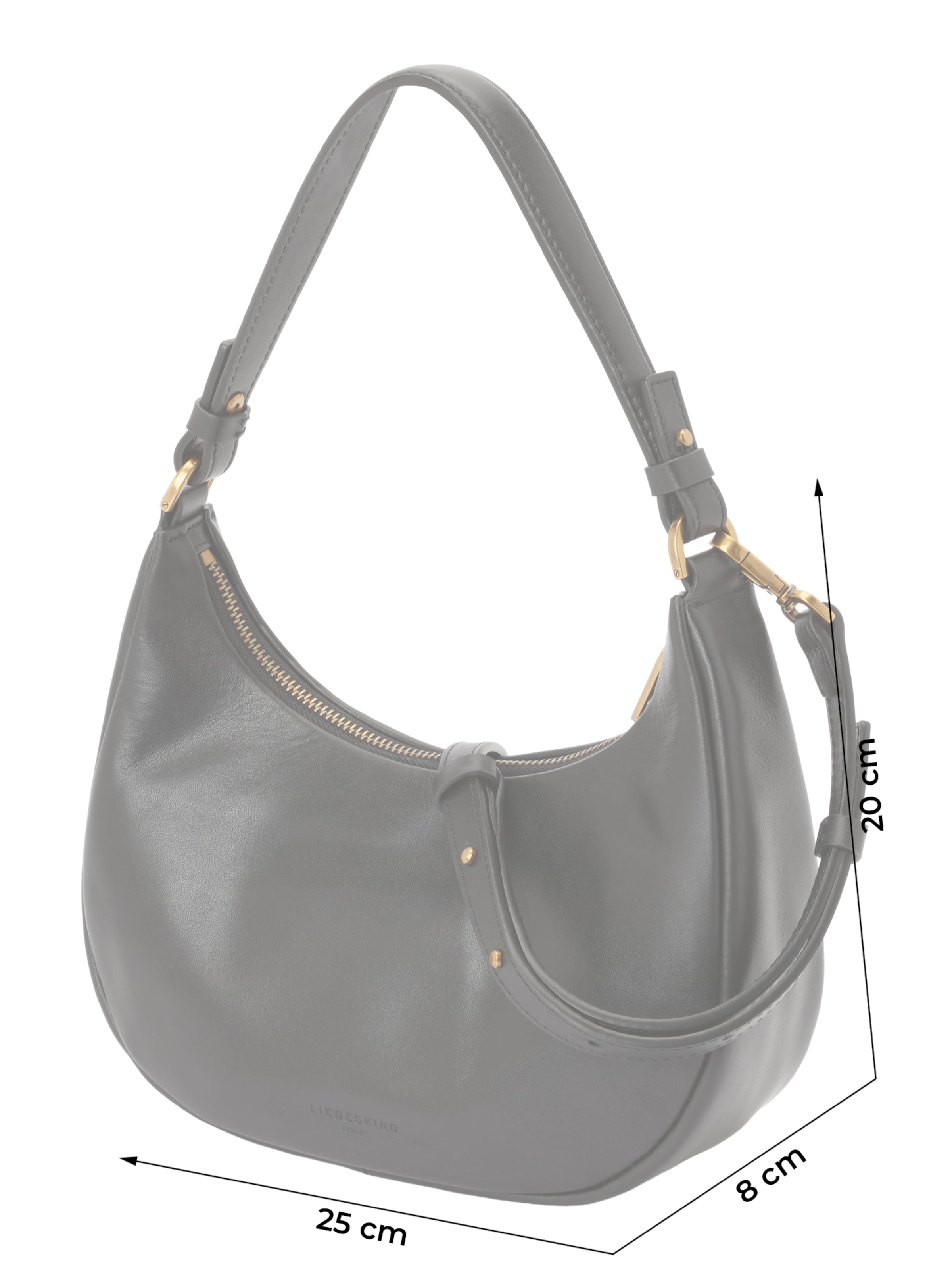 Liebeskind Berlin Axelremsväska i svart