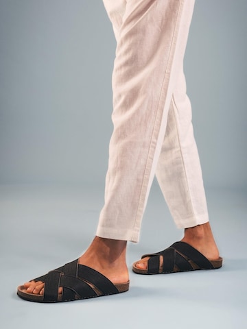 nae Vegan Shoes Pantofle 'TANNA' – černá