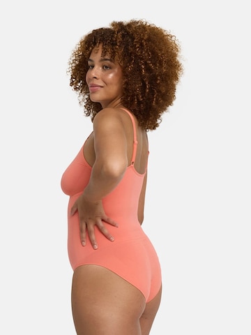 cfab Shapingbody 'Bodysuit Sculpting Shapewear mit Slip' in Oranje