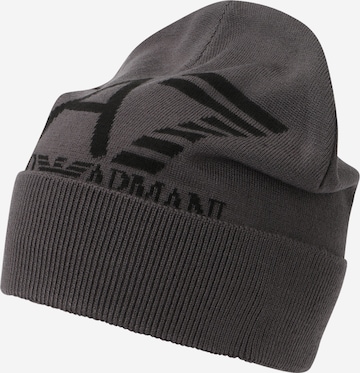 EA7 Emporio Armani Шапка в Серый: спереди