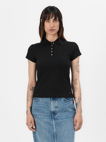 TOMMY HILFIGER Majica | črna barva: sprednja stran