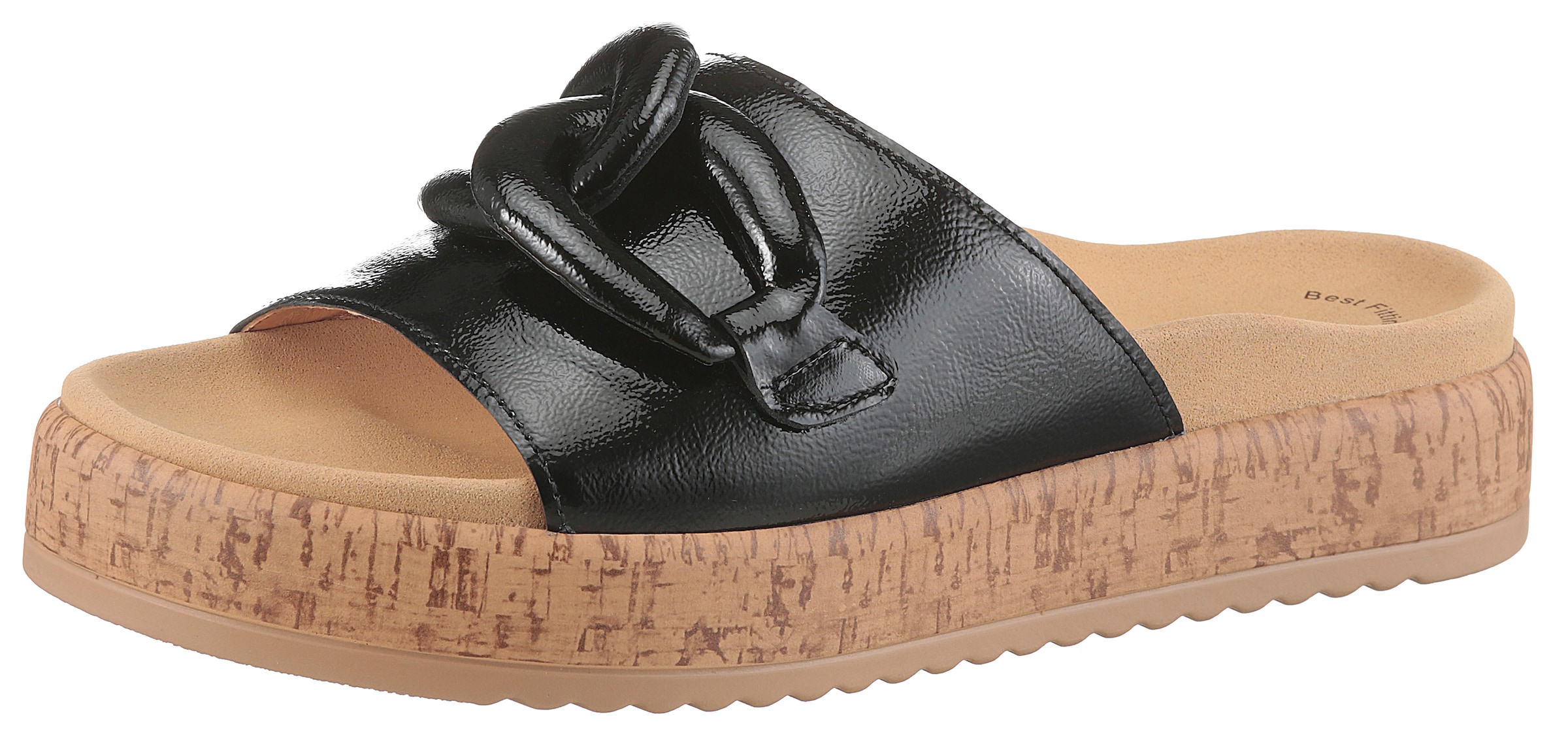 GABOR Mule in Black: front