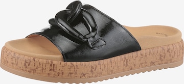 GABOR Pantolette in Schwarz: Vorderseite