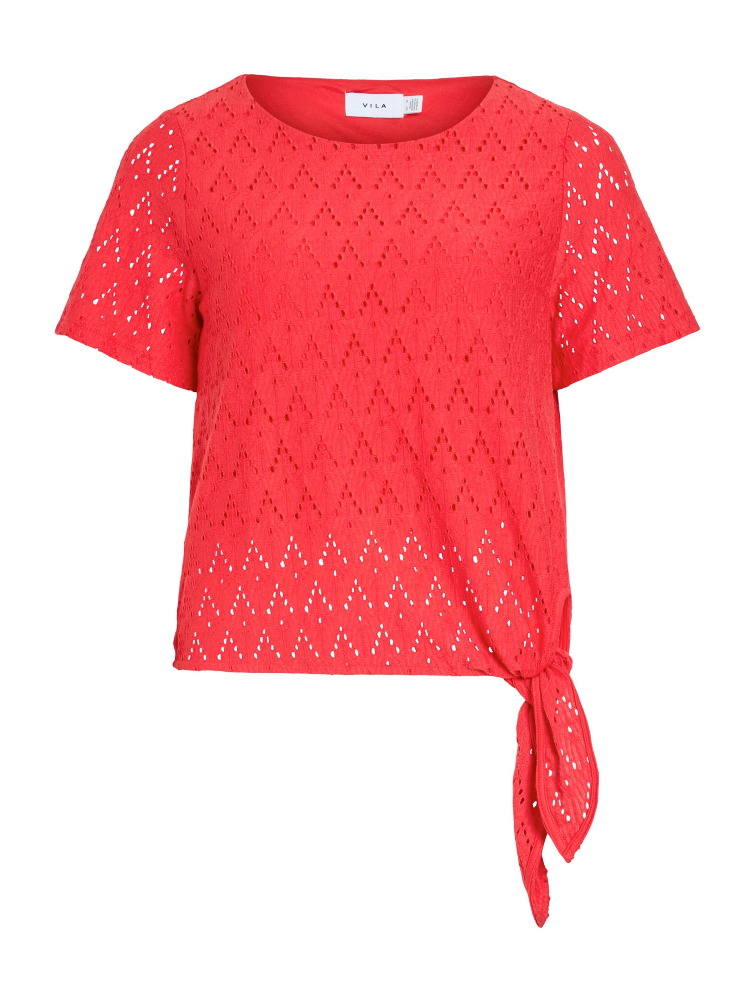 VILA Μπλουζάκι 'VIAMALINA' σε ροζ: μπροστά