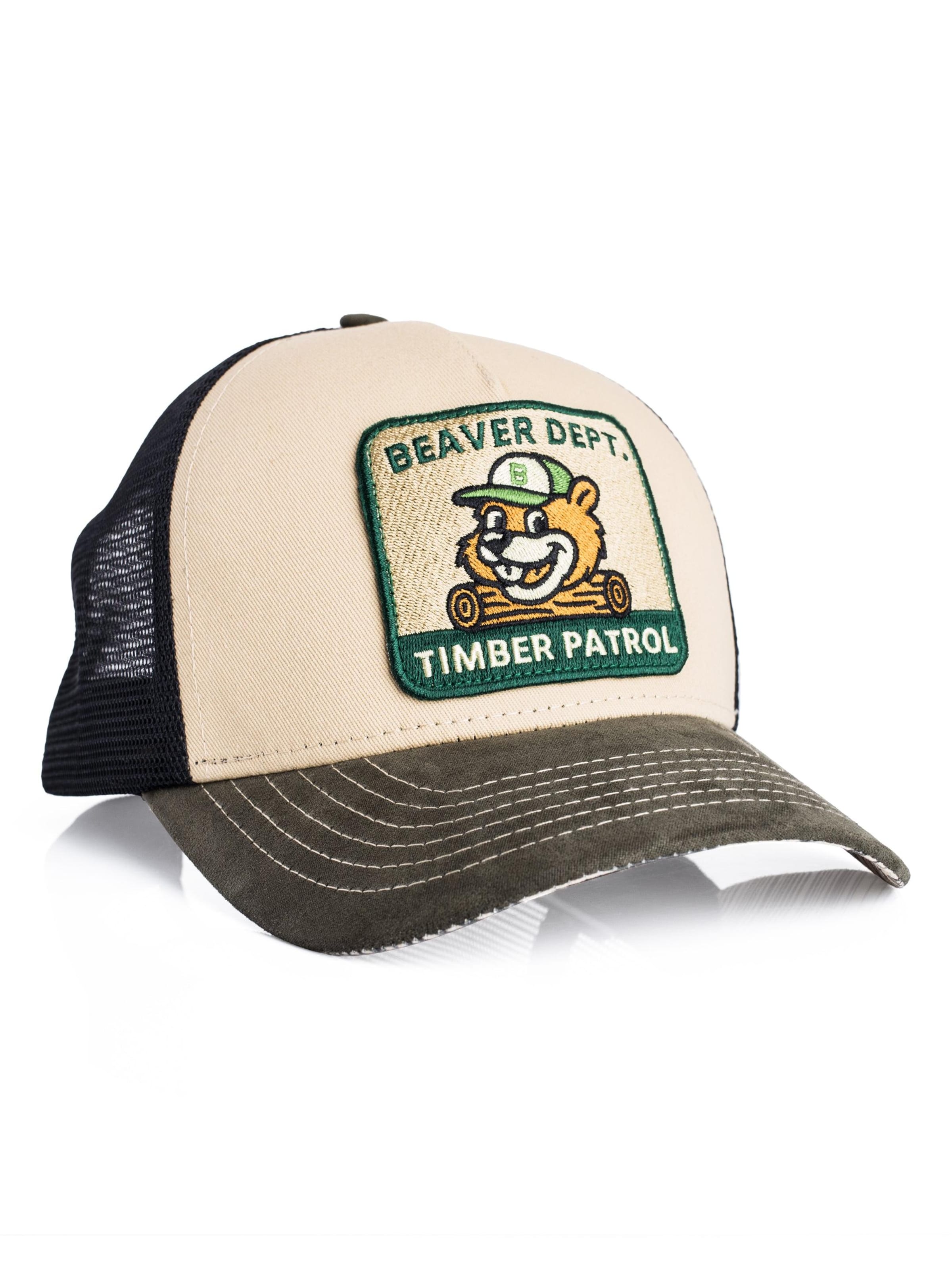 Blackskies Cap 'Beaver Dept.'‌‌‌‌‌‌‌‌ in Grün