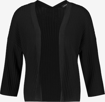 TAIFUN Knit Cardigan in Black: front
