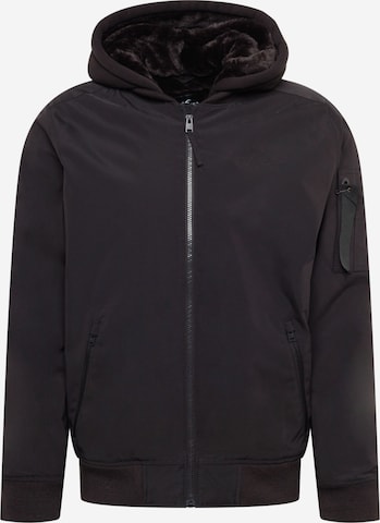 HOLLISTER Between-Season Jacket in Black: front