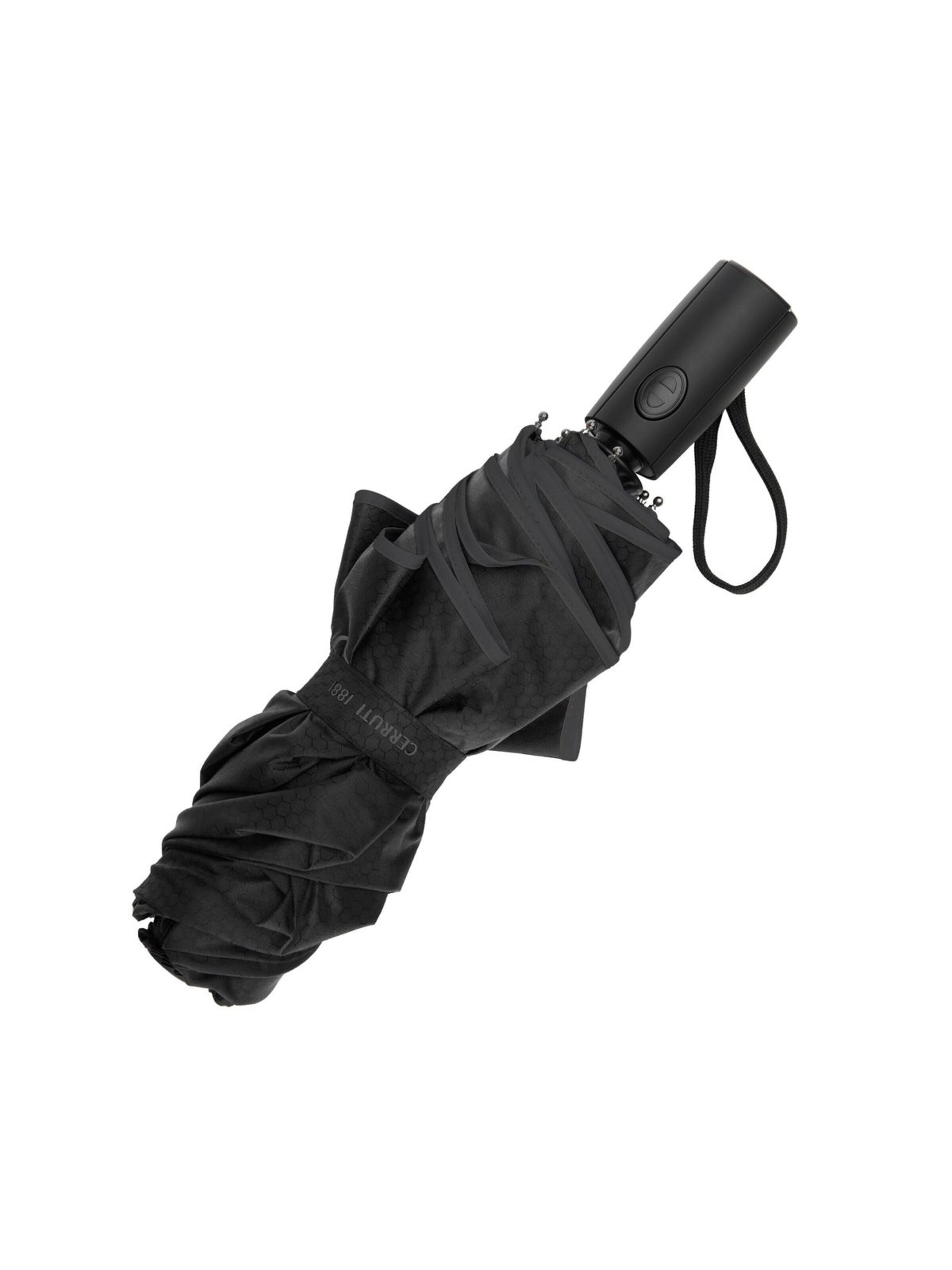 CERRUTI 1881 Parasol 'Pocket umbrella Islington' w kolorze czarny
