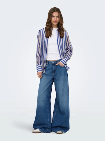 ONLY Wide Leg Jeans 'ONLFRANCESCA' i blå