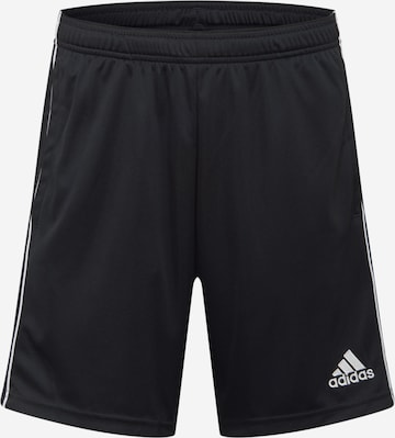 ADIDAS PERFORMANCE Regular Workout Pants 'Core 18' in Black: front