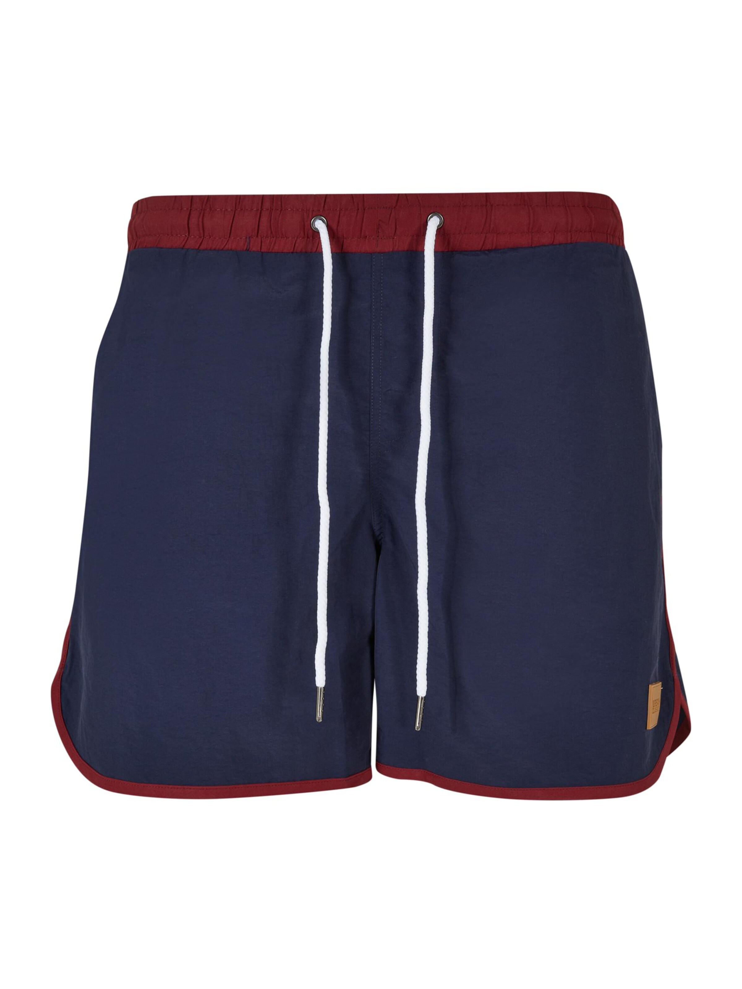 Urban ClassicsKupaće hlače 'Retro' - plava boja: prednji dio