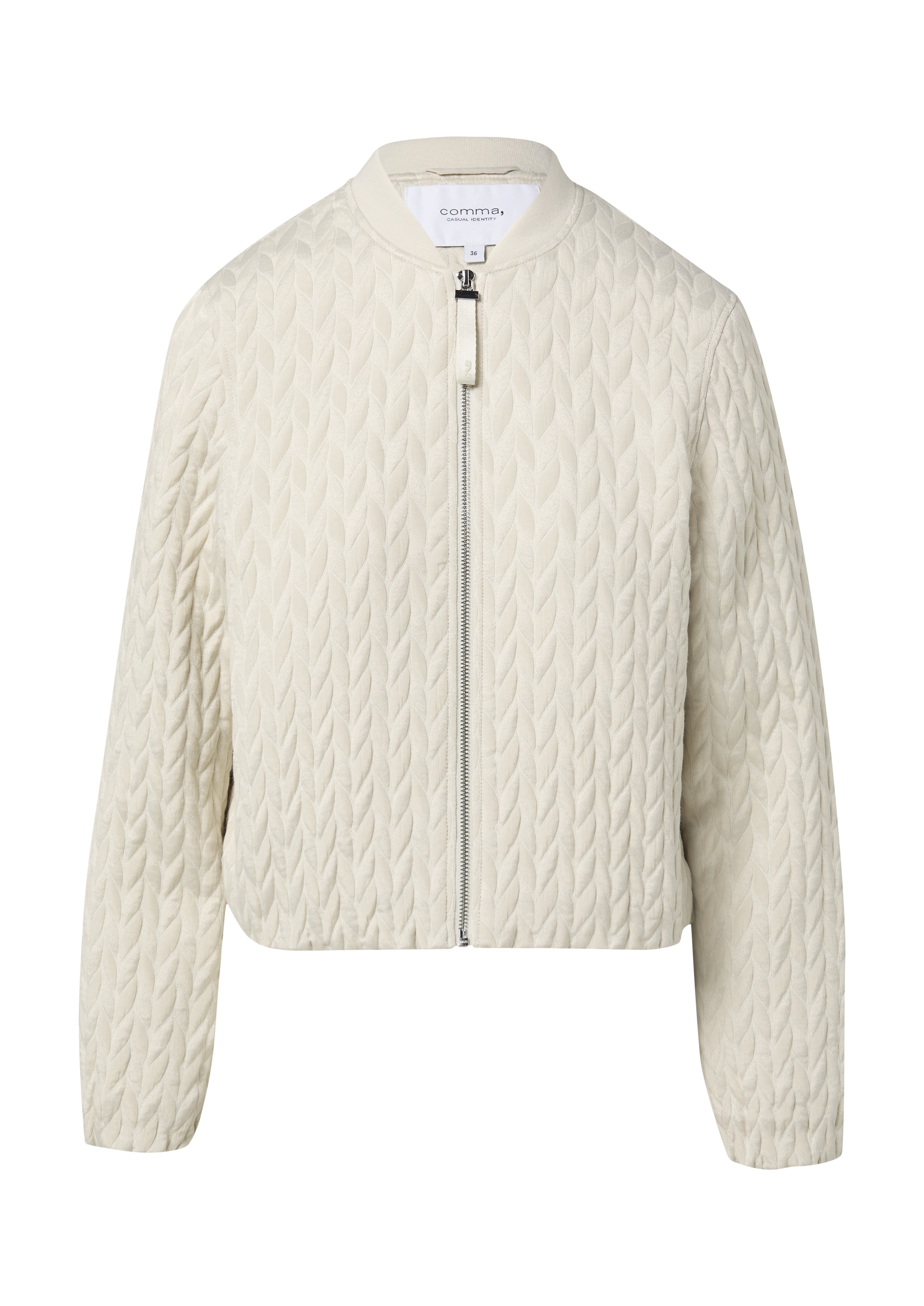 COMMA Jacke in Beige: Vorderseite
