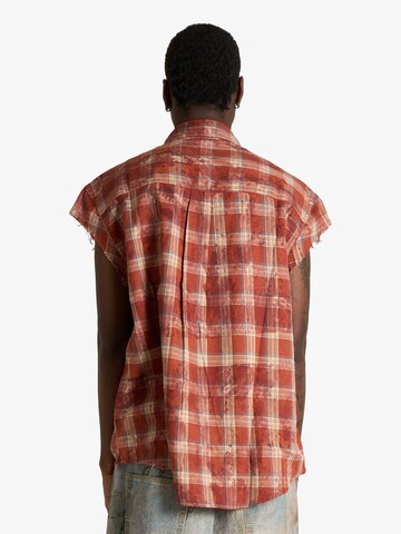 Coupe regular Chemise ACUPUNCTURE en rouge