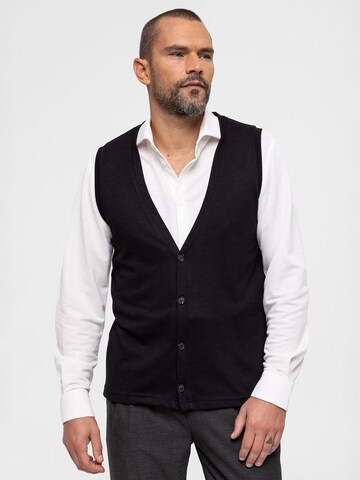 Antioch Vest in Black: front