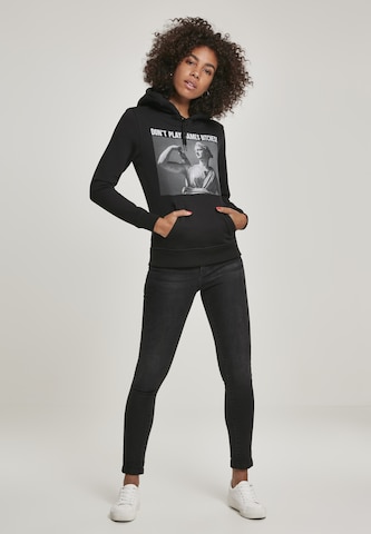 Merchcode Sweatshirt 'Don´t Play' in Schwarz