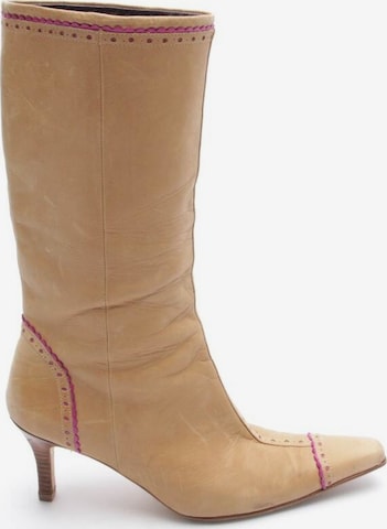 Marni Dress Boots in 37 in Brown: front