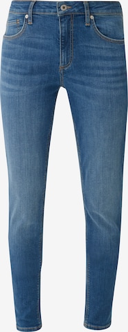 QS Skinny Jeans i blå: forside