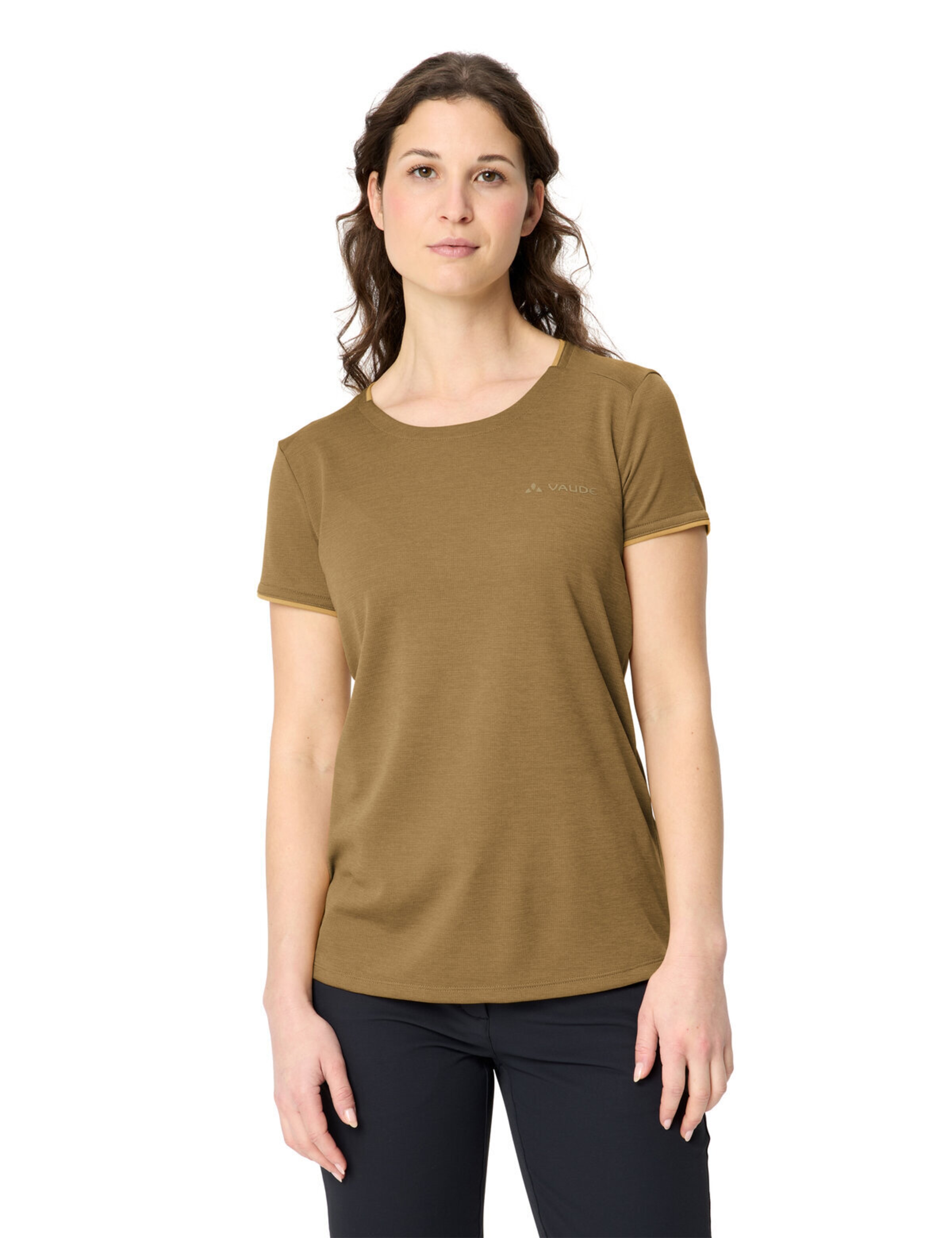 VAUDE Performance shirt 'Essential' in Brown: front