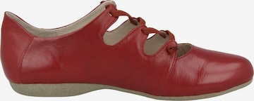 JOSEF SEIBEL Ballet Flats with Strap 'Fiona' in Red