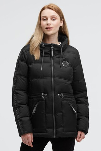 Soccx Winter Jacket in Black: front